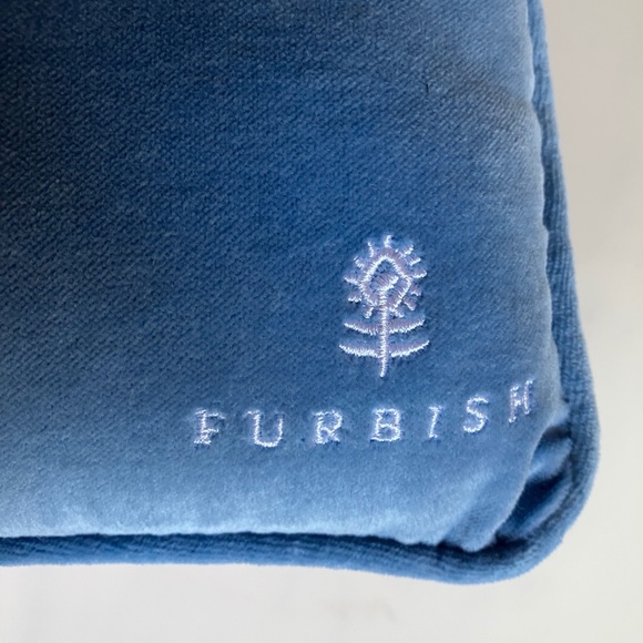 Furbish Decorative Needlepoint Pillow 8 x 14 "if i'm too much then go find less" - Picture 4 of 4